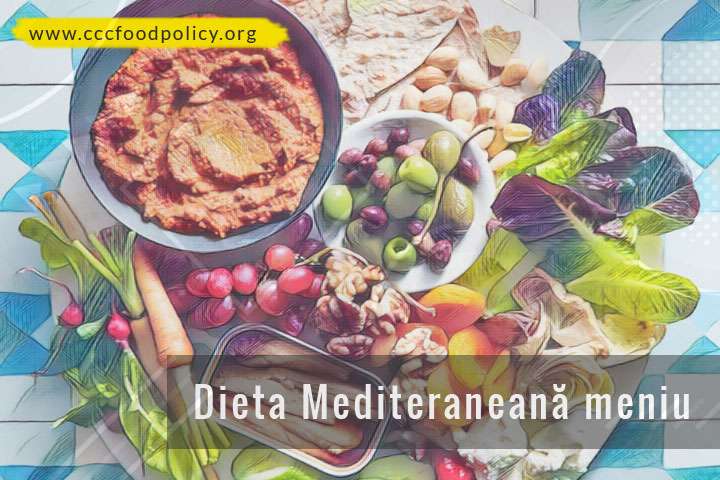 dietă mediteraneană meniu