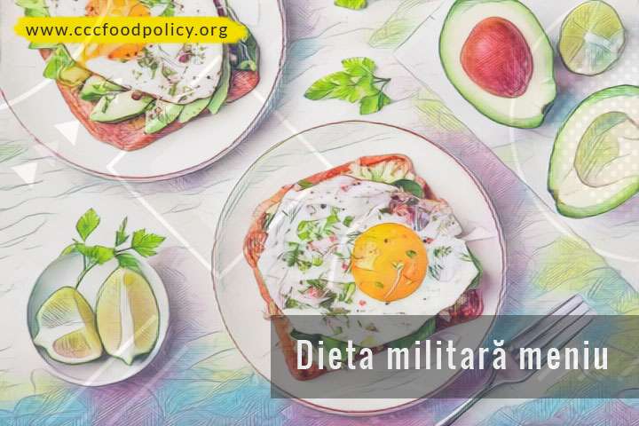 dieta militară meniu